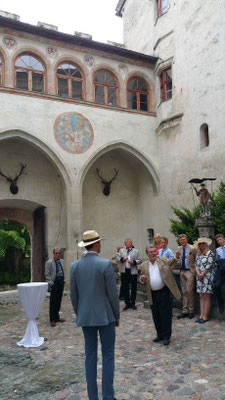 08. Juni 2019: Hochzeit - Bei der anschließenden Schloßführung