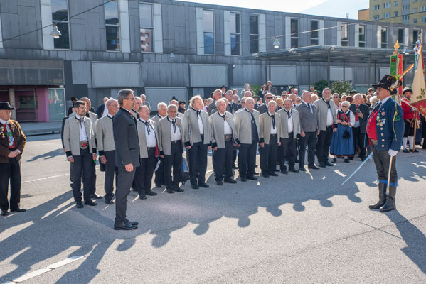 19. September 2021: Landesüblicher Empfang zu den 75 Jahr-Feierlichkeiten des Gesamtverbandes der Südtiroler in Österreich