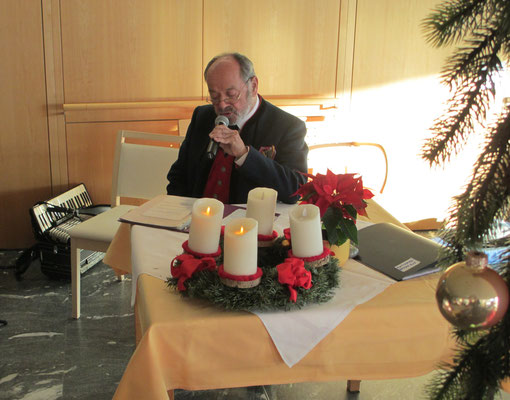 16. Dezember 2016: Senioren-Adventkonzert - Werner Strasser