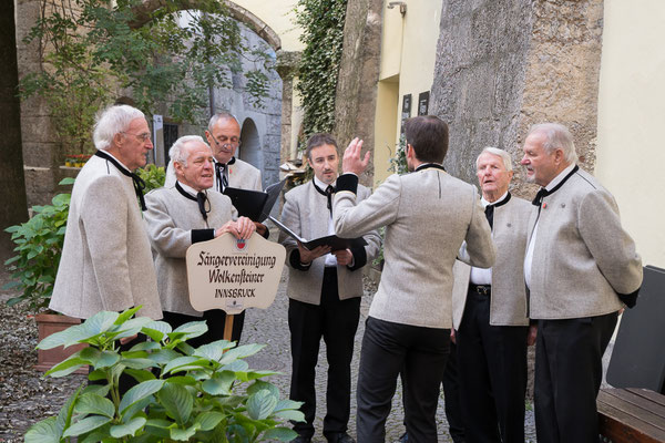 23. Oktober 2021: "Aufg'horcht in Innsbruck" des Tiroler Volksmusikvereins, Innenhof Stadtturm/Innsbruck