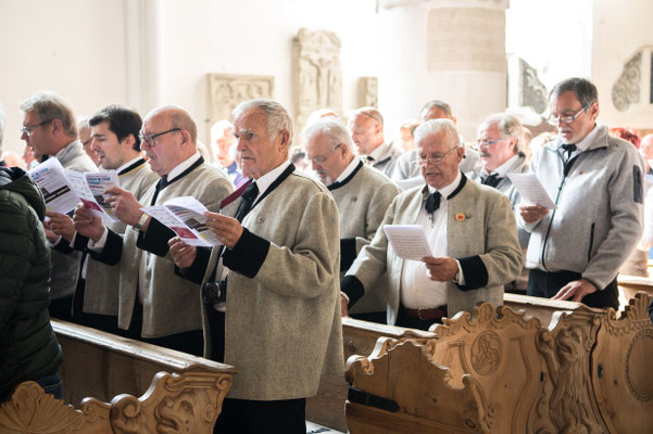 30. September 2018: bei der Festmesse in der Sterzinger Pfarrkirche