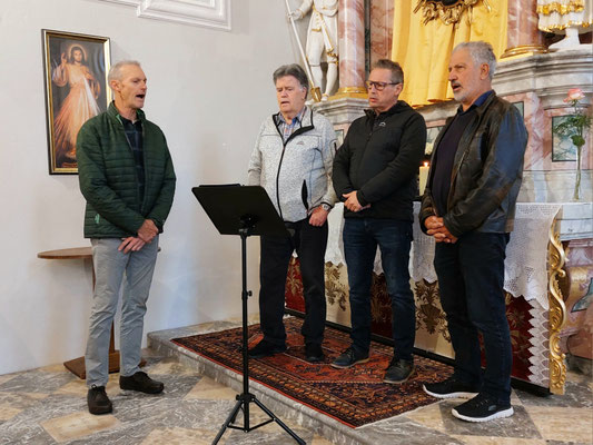 15. Mai 2025: Maiandacht mit Gesang und Musik - Oberperfer 4 Gesang