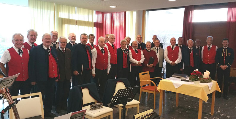 14. Dezember 2019: Senioren-Adventkonzert - MännerChöreVereinigung Innsbruck und Umgebung