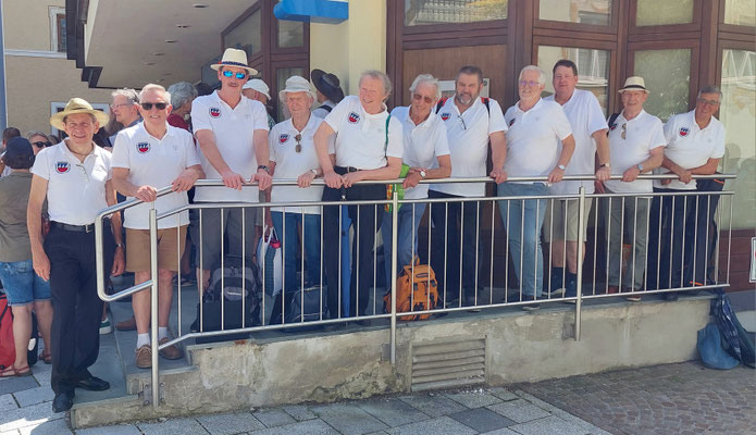 14. Juni 2025: Außerferner Platzlsingen - Der einzige mitwirkende Gastchor "Sängervereinigung 'Wolkensteiner' Innsbruck"