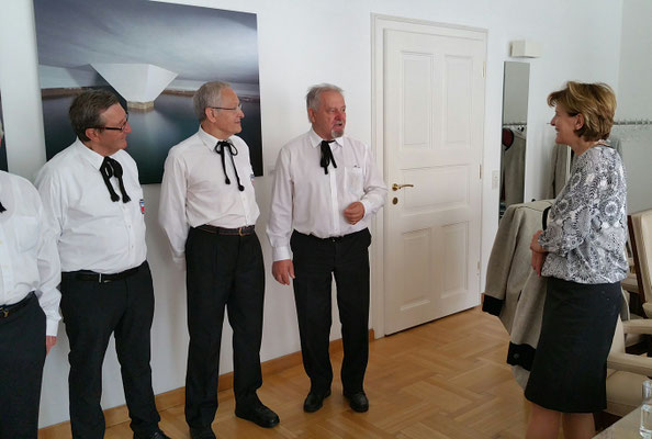 18. Juni 2018: Geburtstags-Ständchen für Vize-Bürgermeisterin Christine Oppitz-Plörer - Hubert Reiser
