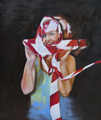 Beauty Fashion   120 cm x 100 cm   Öl auf Leinwand