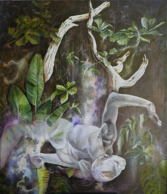Assimiliert   140 cm x 120 cm Öl auf Leinwand  