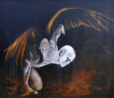 Ohne Titel   120 cm x 140 cm, Acryl, Öl auf Leinwand