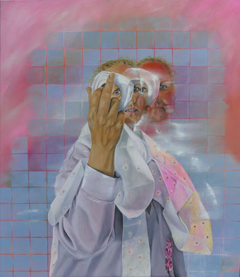 Ohne Worte   120 cm x 100 cm   Acryl, Öl auf Leinwand