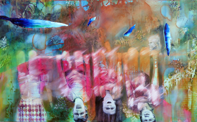 We depent   70 cm x 100 cm   Eitempera, Öl auf Leinwand