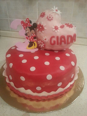 numero x torta in FIMO, cake topper, personalizzato