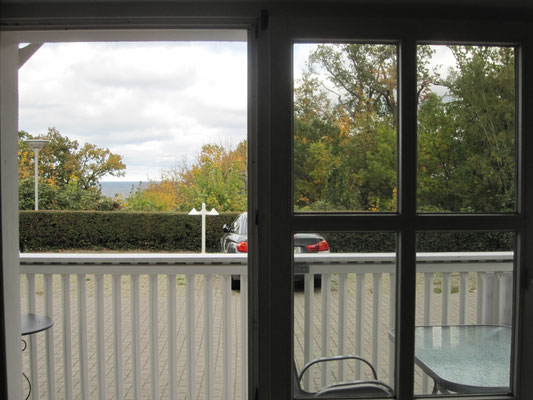 Blick aus Wohnzimmer, Herbst