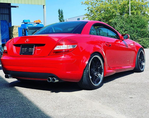 Mercedes Benz SLK 🚗 - Service - neue Frontscheibe - DAB Radio