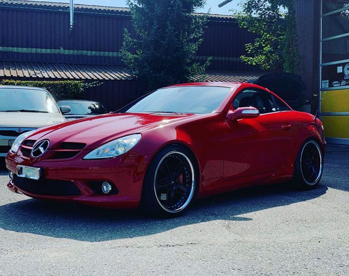 Mercedes Benz SLK 🚗 - Service - neue Frontscheibe - DAB Radio