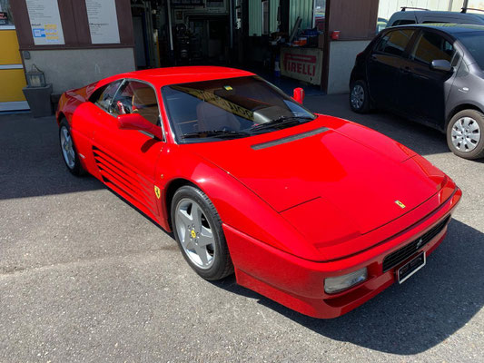 Ferrari 348 GTB ab Zahnriemen-Service und MFK.
