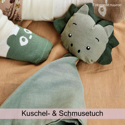 Kuschel- und Schmusetücher BIBS und nuuroo aus Bio-Baumwolle bei zauberhaft Holz.Perle.Kind.