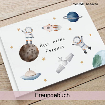 Freundebuch Krabbelstube, Kindergarten, Schule & Erwachsene von heeaven bei zauberhaft Holz.Perle.Kind.