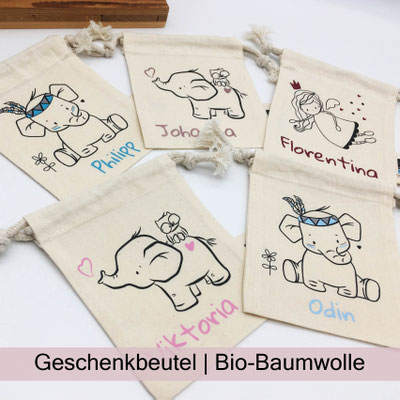 Geschenkbeutel aus Bio-Baumwolle