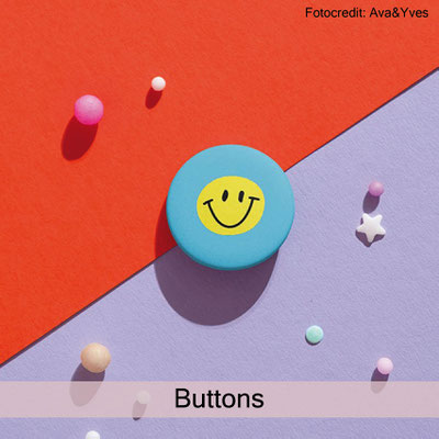 bunte Buttons von Ava&Yves Smile