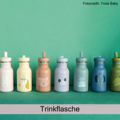 Edelstahl-Trinkflaschen von trixie bei zauberhaft Holz.Perle.Kind.
