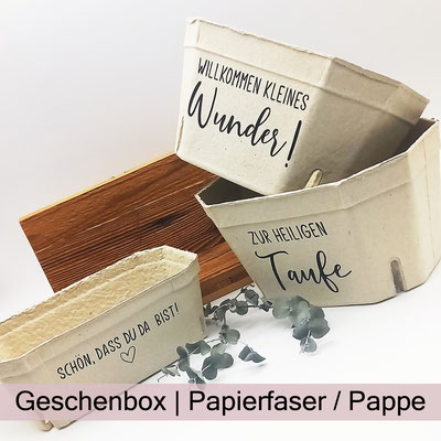 Geschenkbox | Papierfaser/Pappe