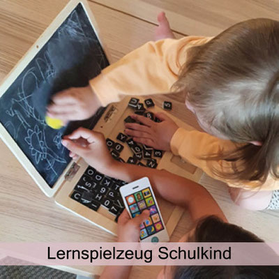 Lernspielzeug aus Holz Schulkind zauberhaft Holz.Perle.Kind.