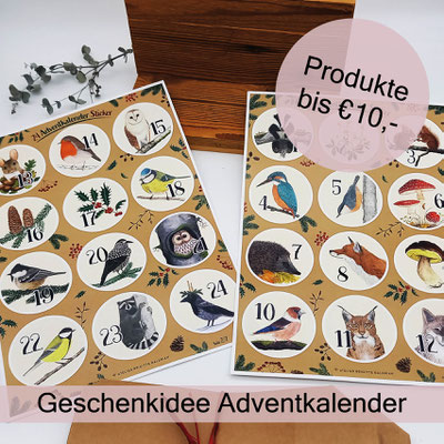 Adventskalender Geschenkideen unter €10