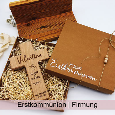 personalisierte Geschenke zur Erstkommunion und Firmung