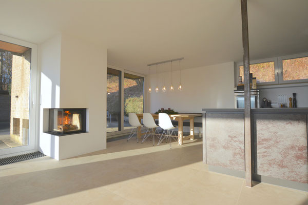 2-seitiger Kamin in Wallmenroth
