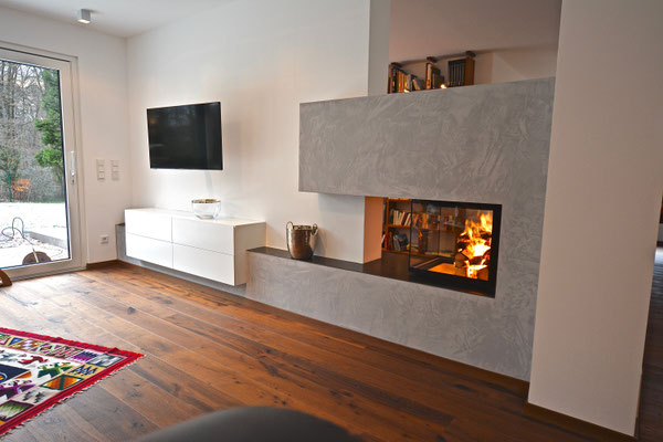 3-seitiger Kamin in Bergisch Gladbach