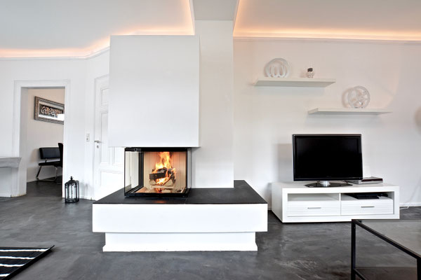 3-seitiger Kamin in Siegen Weidenau