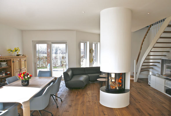 Runder Kamin in Recklinghausen Marl
