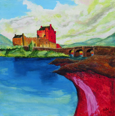 Eilean Donan Castle, 50x50x3,5 cm, verkauft
