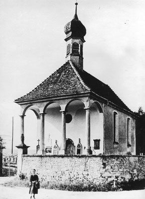 Kapelle vor der Restauration ca. 1920.