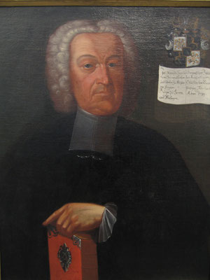 Jost Ranutius Segesser (1689-1745), Chorherr von Beromünster, seit 1731 Besitzer des Iberghofs.