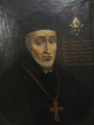 Johann Jodok Singissen (1557-1644), Abt von Muri von 1596 bis 1644, gilt als zweiter Gründer des Klosters.