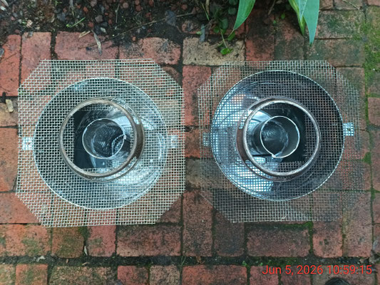 Navigator 'Awesome' V3 TLUD - 4" 304 chimney flue burner (10,20,210,220,290) in a 20L ss bucket with mesh base and stovetop with wok ring