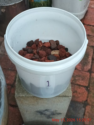 Bucket #1 - gravel->sand->cheesecloth