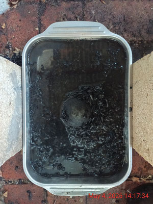 100% biochar recovery after a 5" burner burn for a 1h11m burn time