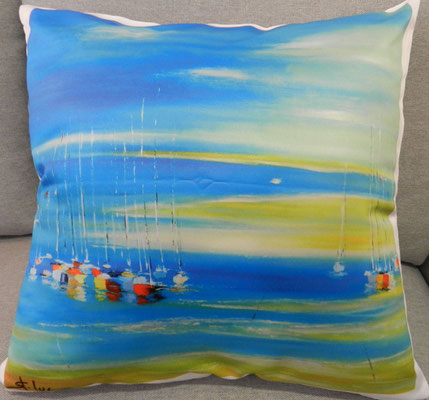 Coussin - Douceur Turquoise