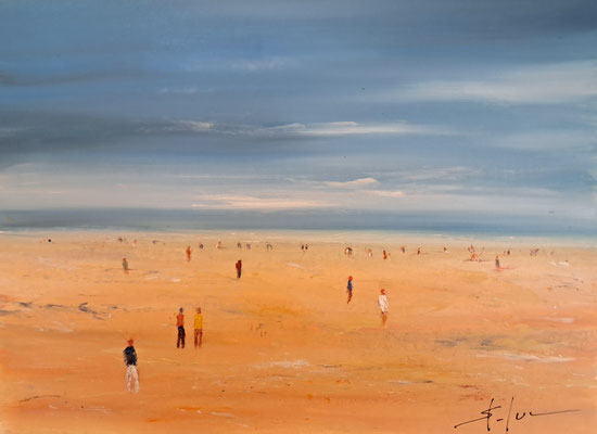 Océan - 114826 - Huile sur carton 23 x 31 cm