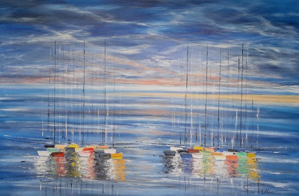 Féerie 3 - Huile sur toile - 80 x120 cm