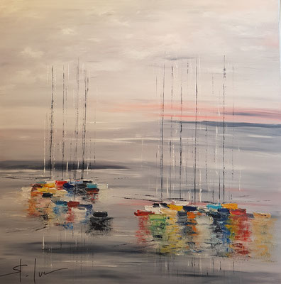Demain dès l'Aube 21 - Format 100 x 100 cm - Vendu