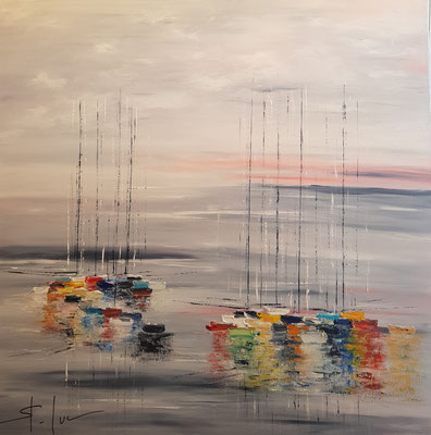 Demain dès l'Aube 21 - 100 x 100 cm - Vendu