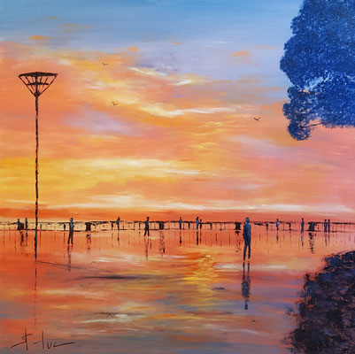 Coucher de Soleil sur Andernos - Vendu