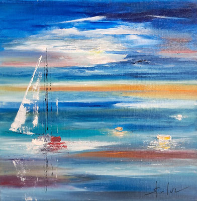 Poetic Landscape 4 - 30 x 30 cm - Disponible