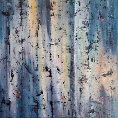 Ithaque 12 - Huile sur toile - 60 x 60 cm - Disponible
