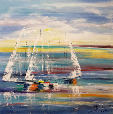 Poetic Landscape - 60 x 60 cm - Disponible