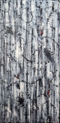 Ithaque 8 - Huile sur toile - 100 x 50 cm - Disponible