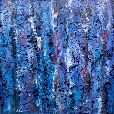 Abysse 2 - Huile sur toile - 30 x 30 cm - Disponible